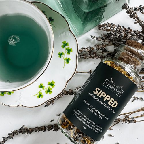 Lavender Butterfly Tea