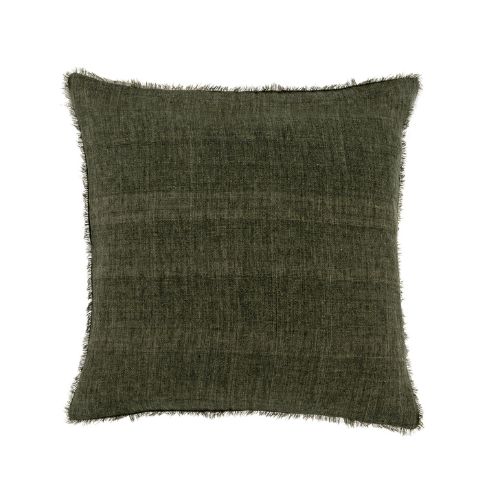 20X20 Linen Chambray Pillow, Green