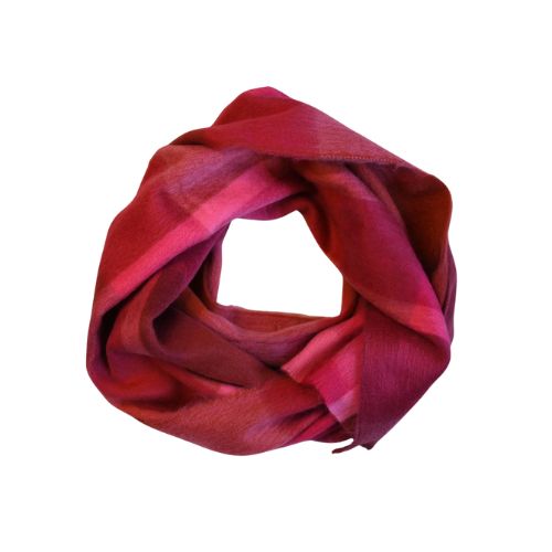 Seamless Scarf - Sangria Plaid