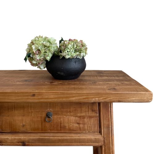 Round Planter - Industrial Black
