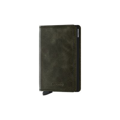 Slim Wallet Vintage Olive-Black D