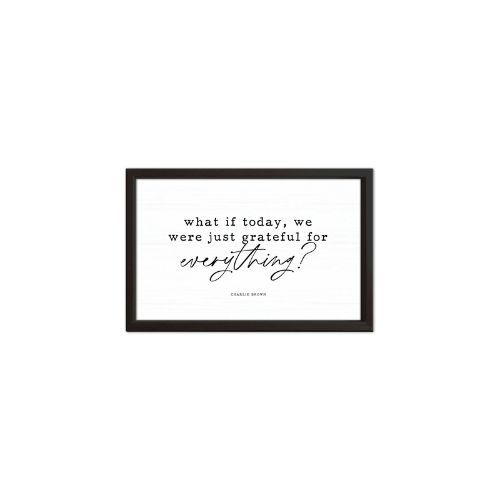 Wood Sign S - What if Today