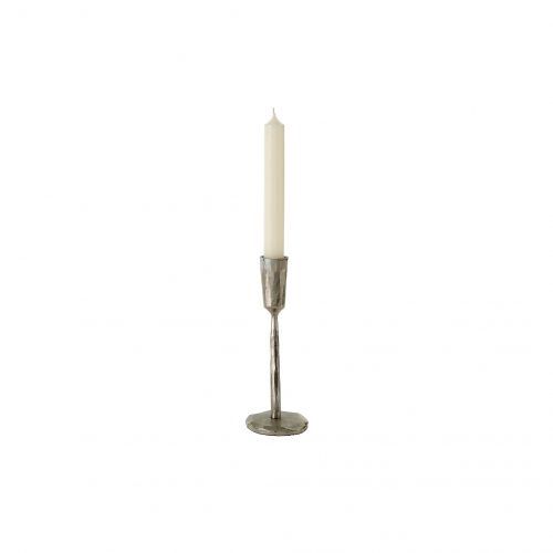 Silver Forged Candlestick S