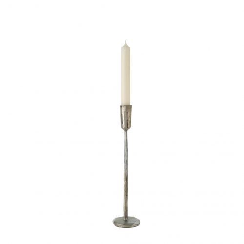 Silver Forged Candlestick M