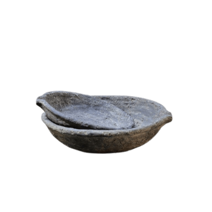 Industrial Vintage Bowl, Colour: Grey, Size: Small