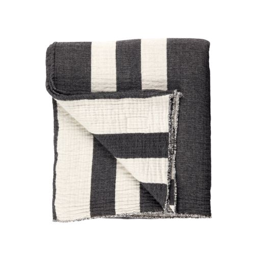 Heirloom Throw - Charcoal
