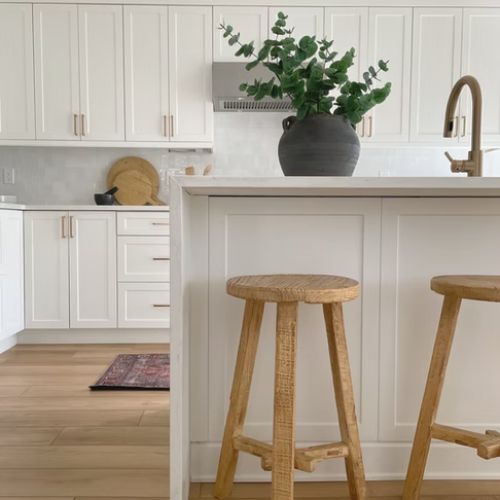 Reclaimed Wood Stool - Counter
