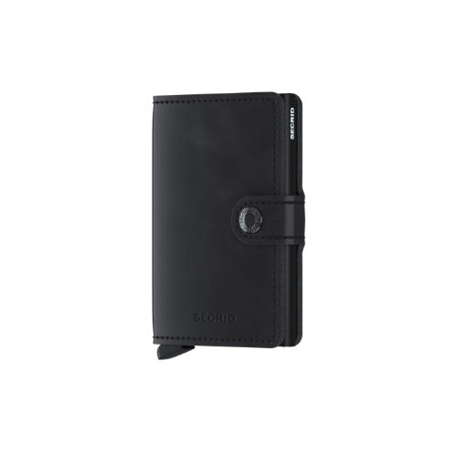 Mini Wallet Vintage Black