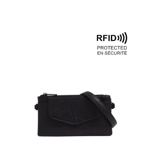Priscilla Clutch, Colour: Black