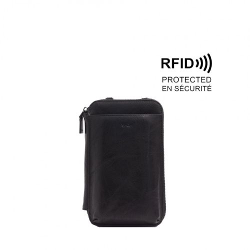 Winzley Passport Pouch, Colour: Black