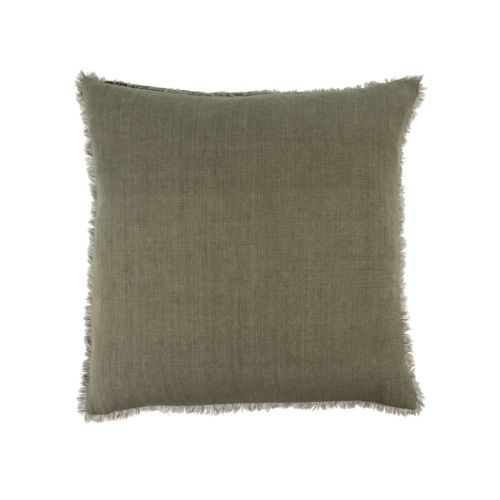 24X24 Lina Linen Pillow - Laurel