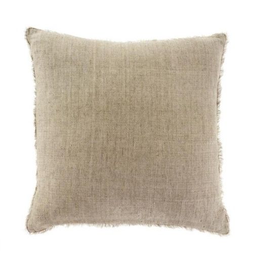 24X24 Lina Linen Pillow - Sand, Style: Insert + Sham