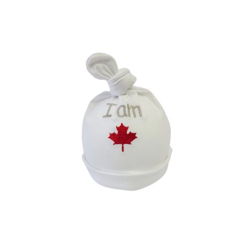 Baby Hat, Text: I am Canadian