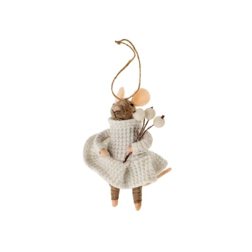 Winter White Wendy Mouse