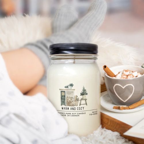 Scented Candle ~ Warm &amp; Cozy