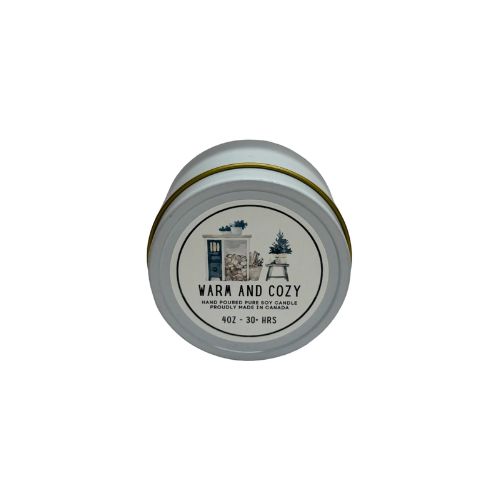 Scented Candle ~ Warm &amp; Cozy, Size: 4 oz