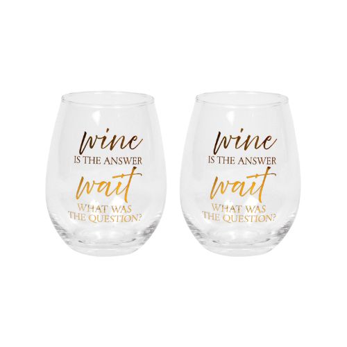 S/2 Wine Glass - Answer
