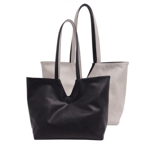 Marley Reversible Tote, Colour: Black &amp; Grey