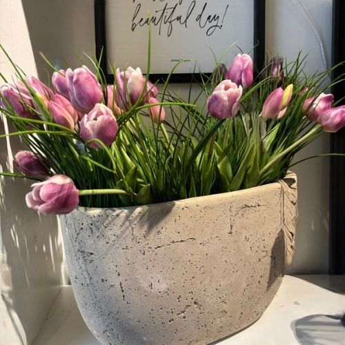 12" Tulip Bundle - Lavender White