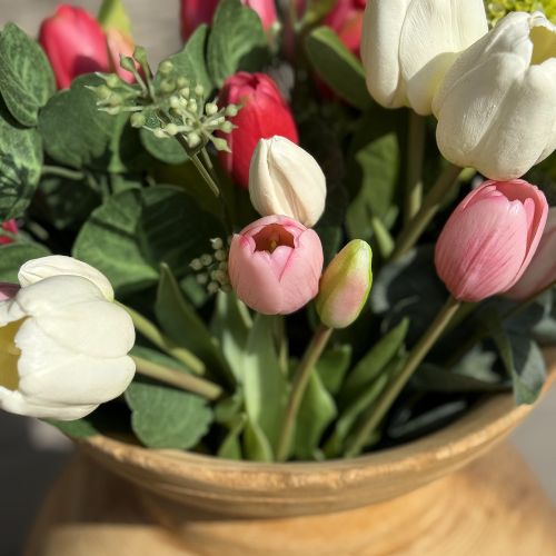 16" Tulip Bundle - White