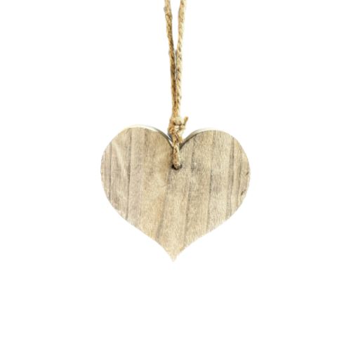 Wooden Heart with String
