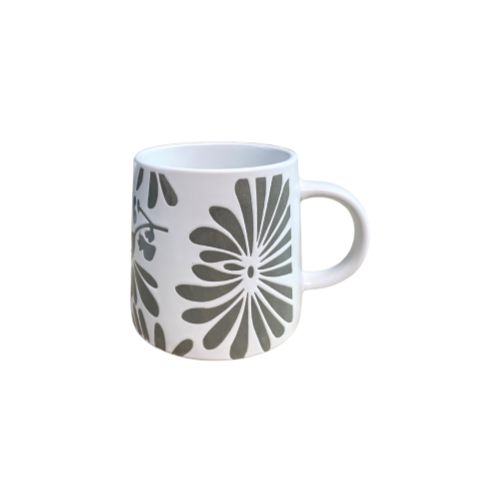 16 oz Mug - Embossed Floral