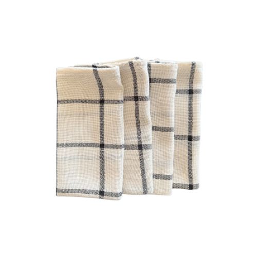Check Napkin Set/4