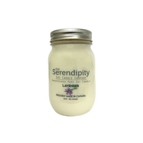 Scented Candle - Lavender, Size: 16 oz
