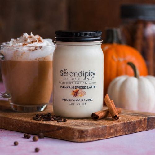 16oz Scented Candle ~ Pumpkin Spiced Latte