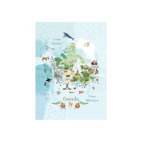 Tea Towel - Le Canada