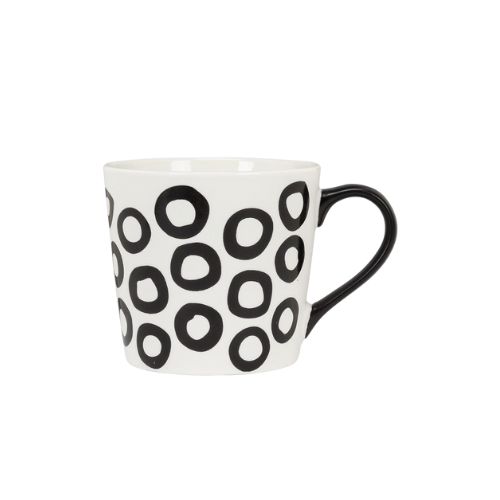 White Mug - Circles