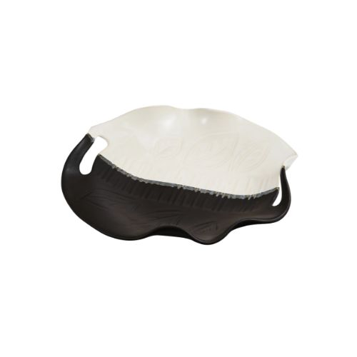 Platter with Handles, Colour: Black &amp; White