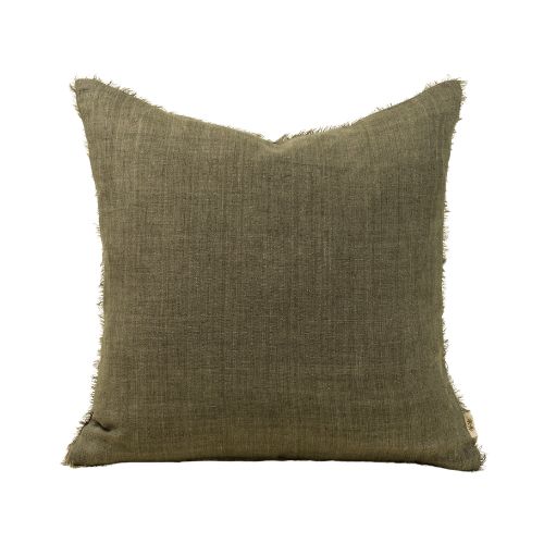 20X20 Lina Linen Pillow - Shadow