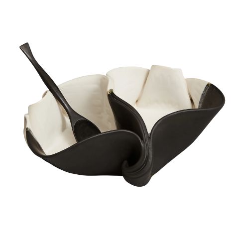 Pistachio Dish, Colour: Black &amp; White