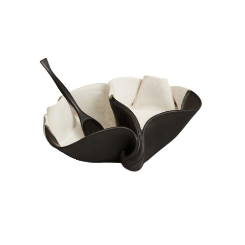 Pistachio Dish, Colour: Black &amp; White