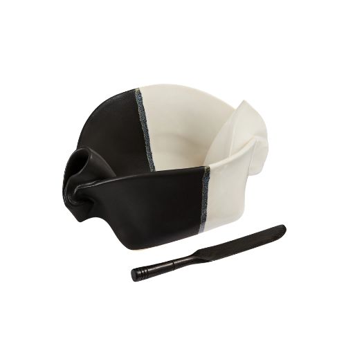 Pinch Pot, Colour: Black &amp; White