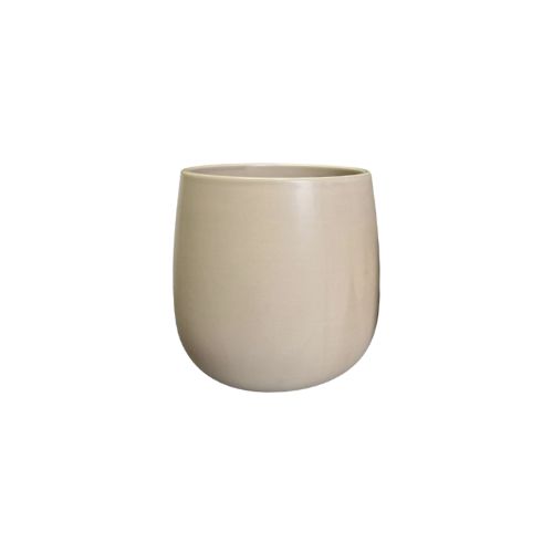 Ceramic Pot - khaki