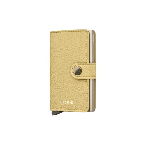 Mini Wallet Pebble Butter Yellow