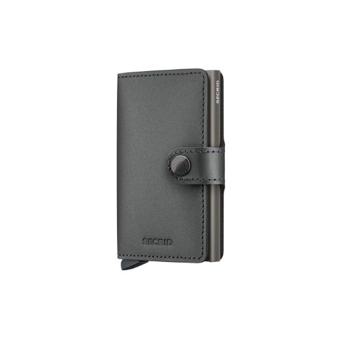 Mini Wallet Matte Satin Steel
