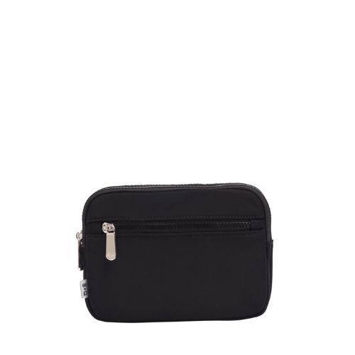 Symone Nylon Belt Bag, Colour: Black