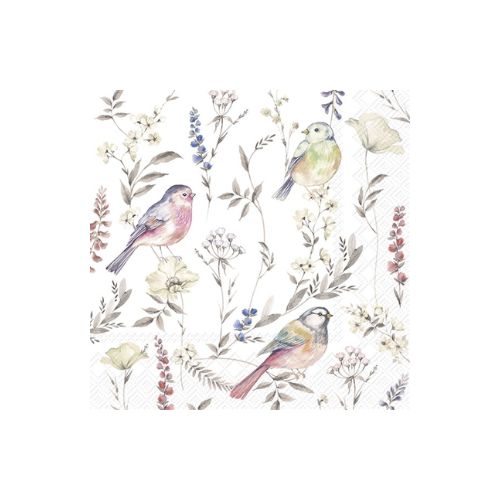 Lunch Napkin - Softly Faded Birds