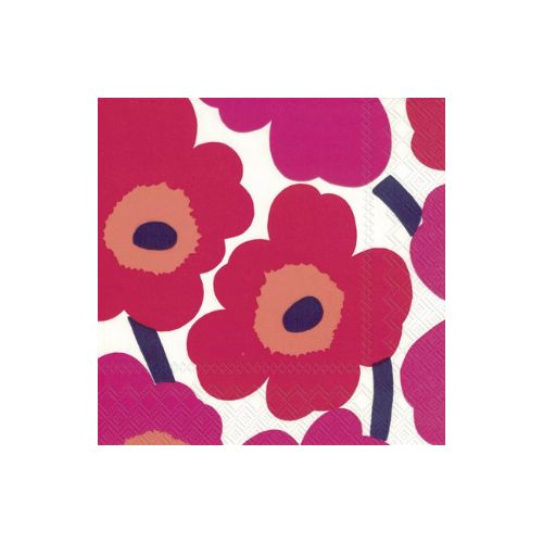 Lunch Napkin - Unikko Red