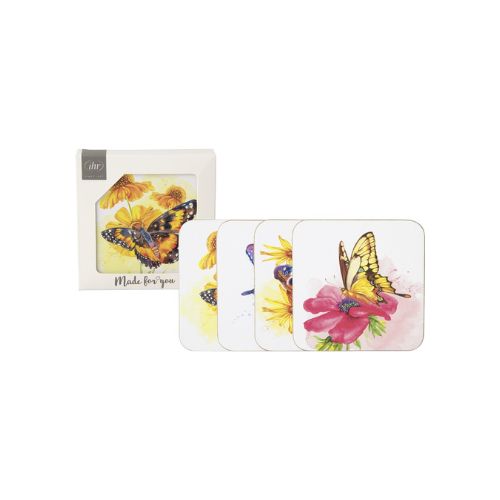 Cork Coaster - Garden Beauties