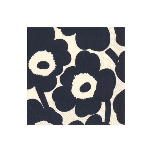 Lunch Napkin - Unikko Dark Blue