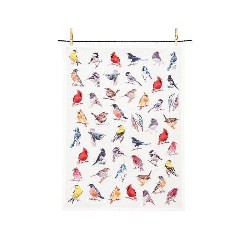 North American Birds Kitchen Towel