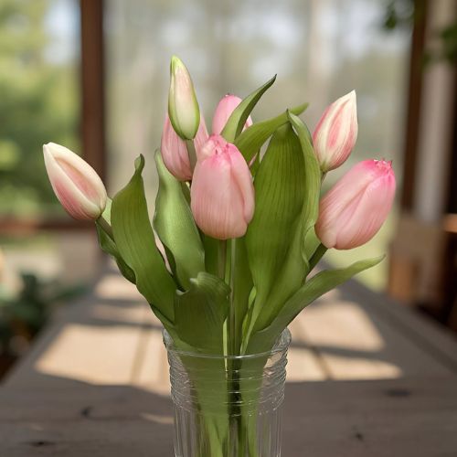 12" Formosa Tulips - Pink