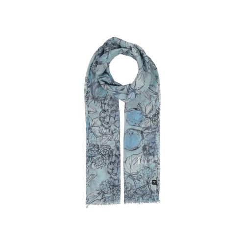 Fruit Recycled Scarf - True Blue