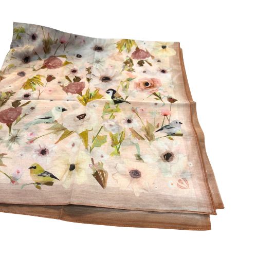 Flowers &amp; Birds Shawl - Blossom