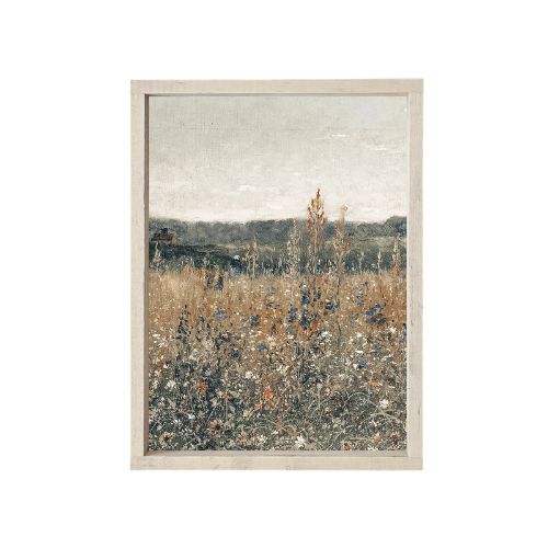 9x12" Vintage Wildflower Painting