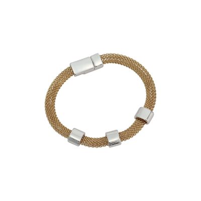 Chain Bracelet - Silver + Gold